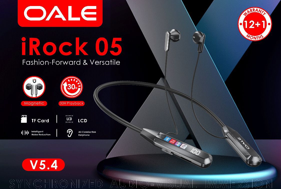 🎧 OALE iRock 05 Neckband Earphones Description
