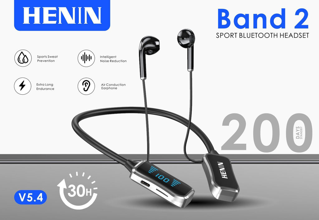 HENIN Band 2 Sport Bluetooth Headset Description