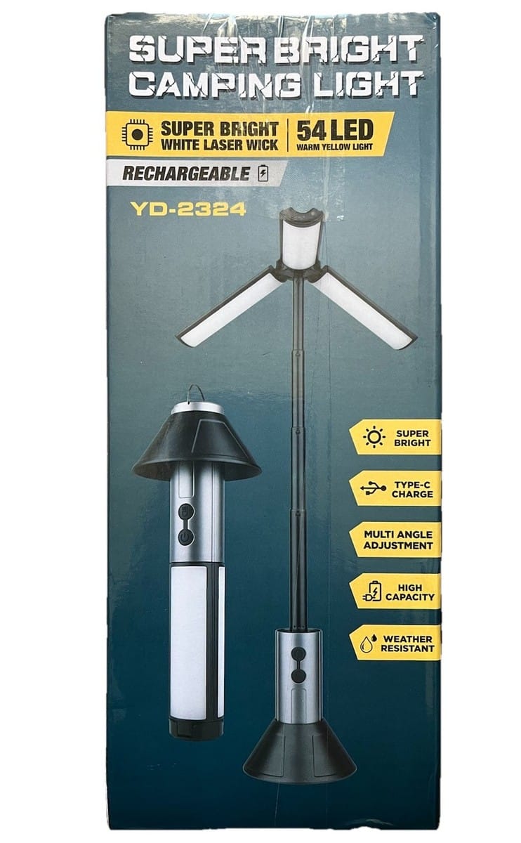 Super Bright Camping Light (Model YD-2324)