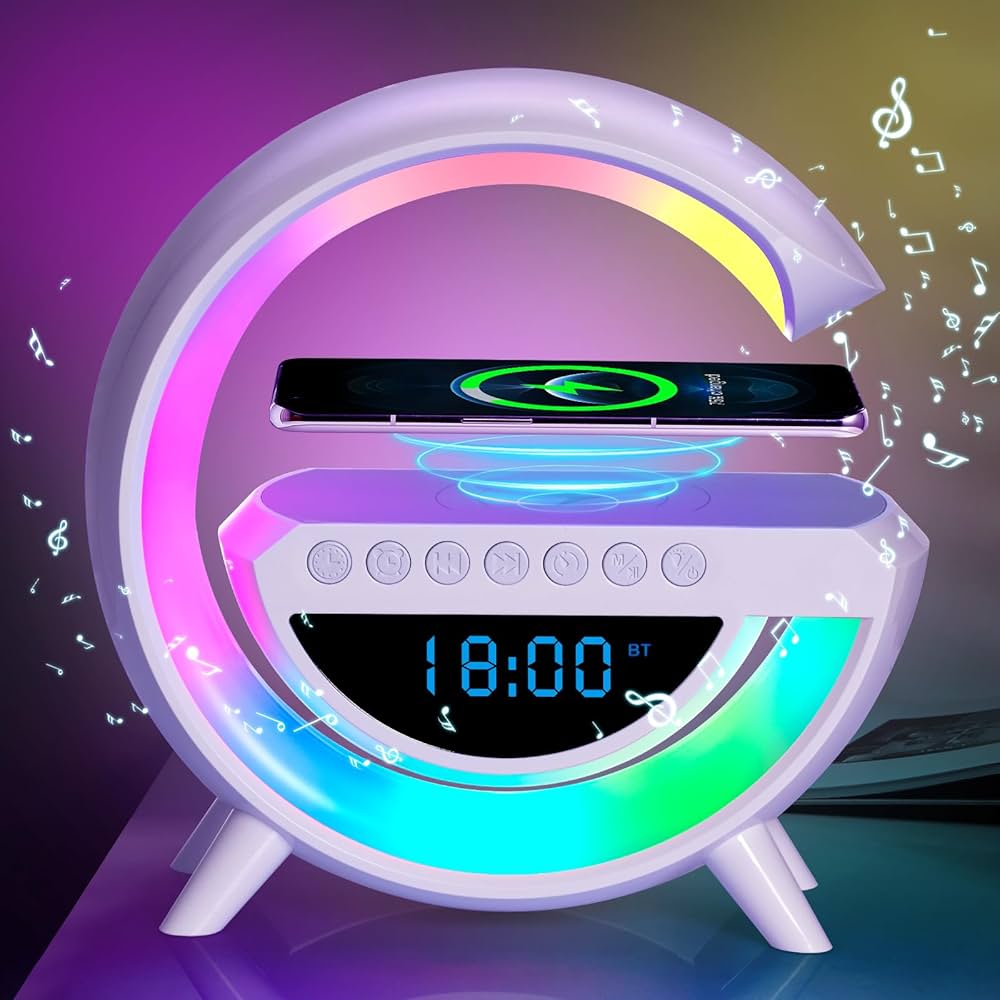 BT-3401 LED Wireless Charging Speaker
