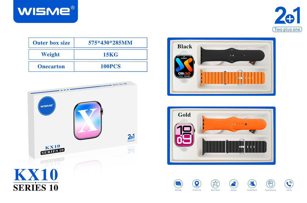 WISME KX10 SERIES 10 Smartwatch Set