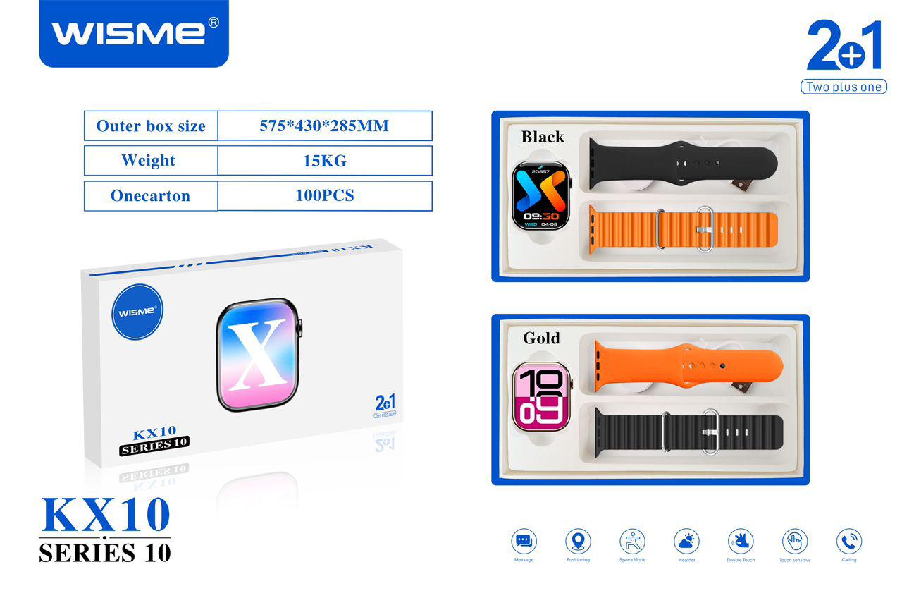 WISME KX10 SERIES 10 Smartwatch Set