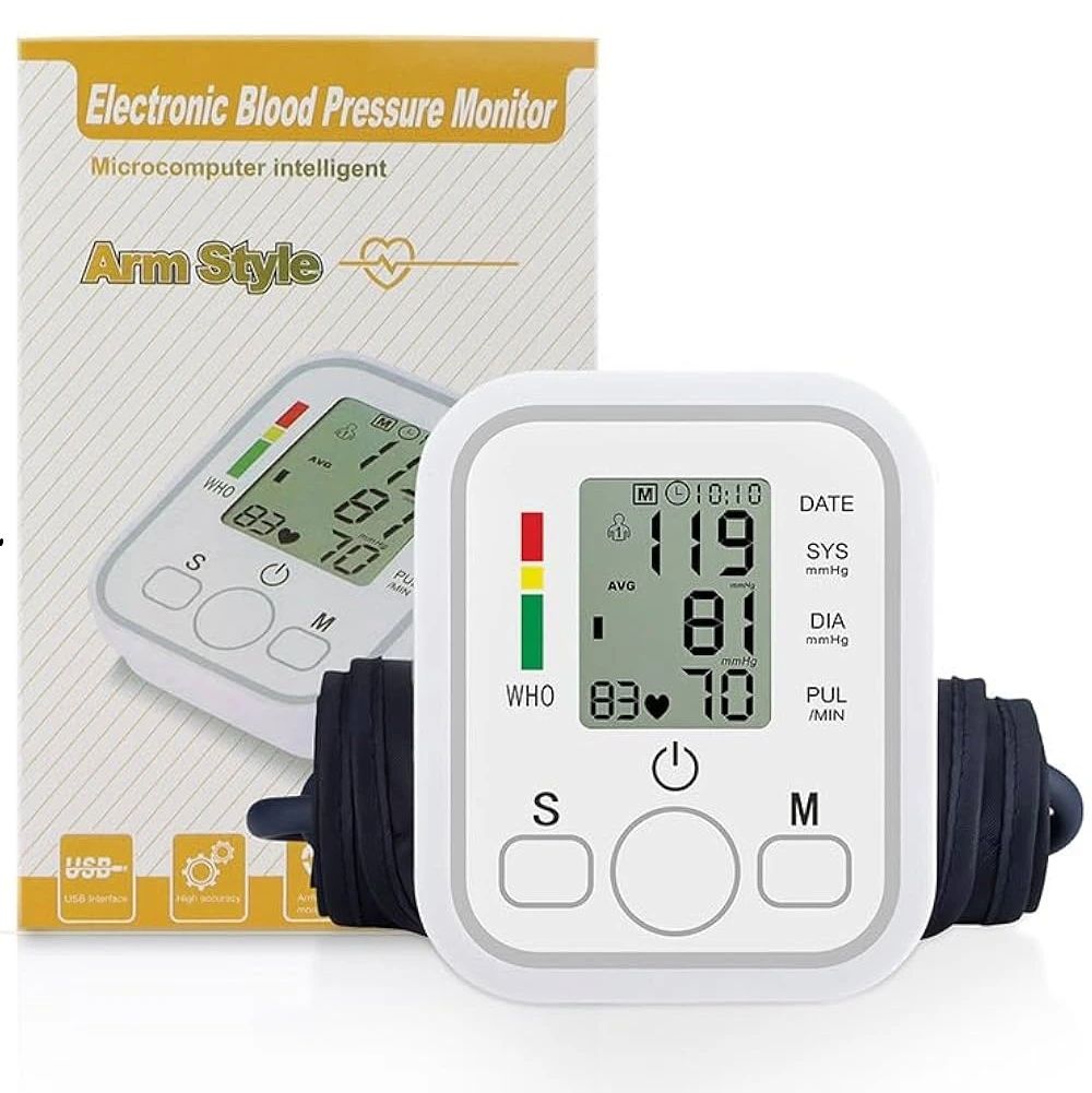 Electronic Blood Pressure Monitor (Arm Style) Description